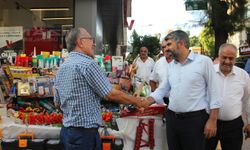 HÜDA PAR Milletvekili Dinç, Akdeniz ilçesinde selamlama yürüyüşü gerçekleştirdi