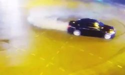 Plakasını söktüğü otomobiliyle drift yapan sürücüye ceza kesildi