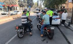 Şanlıurfa'da motosikletlere yönelik şok uygulama