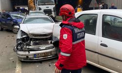 Malatya'da 7 araç birbirine girdi: 6 yaralı 