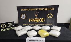 Şırnak'ta 9 kilo 105 gram uyuşturucu yakalandı