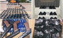 Konya dahil 6 ilde silah kaçakçılarına operasyon: 21 şüpheli yakalandı