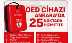 Ankara’da ani kalp durmalarına karşı 25 noktaya yerli şok cihazı yerleştirildi