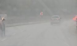 Bursa–Balıkesir kara yolunda yoğun sis etkili oldu