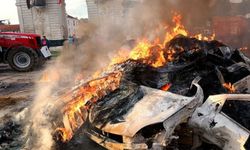 Fransa'da çiftçiler kamu binalarının önüne gübre döktü, lastikler yaktı