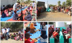 IHO EBRAR, Etiyopya'da su kuyusu açtı, ekmek ve sıcak yemek dağıttı