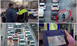 Konya’da drone destekli trafik denetimi: 332 sürücüye ceza
