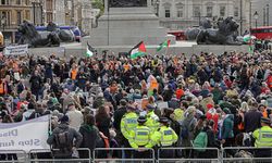 Londra’da Filistin aktivistlerine destek eylemi