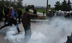 Yunanistan'da çiftçilerin protestosuna polis müdahalesi