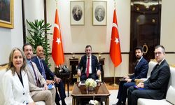 ABD Büyükelçisi Barrack, Cumhurbaşkanı Yardımcısı Yılmaz ile görüştü