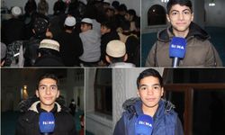 Çocuklar: Namaz bizim miracımızdır, bu gecede Müslümanlar ibadet etmeli ve Gazze'yi unutmamalı