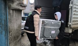 Elazığ Umut Kervanı'ndan muhtaç ailelere "ev eşyası" desteği