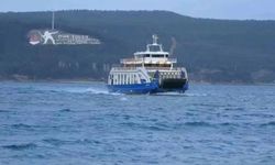 Feribot seferlerine fırtına engeli 