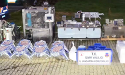 İzmir'de uyuşturucu operasyonu: 1 ton 625 kilo hammadde ele geçirildi