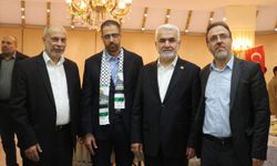 Yapıcıoğlu 33 yıl işgal zindanlarında kalan Mahmud İsa'nın düğününe katıldı