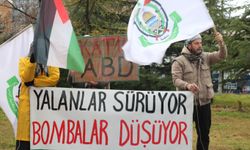 ABD Büyükelçiliği önünde Gazze nöbeti: Gerçek adalet sağlanana kadar susmayacağız