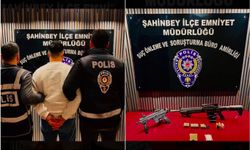 Gaziantep'te otomatik tabanca ele geçirildi