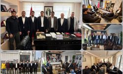 HÜDA PAR Antalya İl Başkanlığından oda başkanlarına "hayırlı olsun" ziyareti