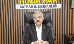 HÜDA PAR Batman İl Başkanı Şahin'den Berat Kandili mesajı