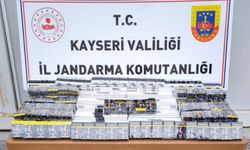 Kayseri’de yol kontrolünde gümrük kaçağı sigara ele geçirildi