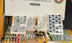 Mersin’de 116 bin adet kaçak saat ele geçirildi