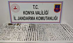 Konya’da jandarma tarihi eser operasyonu