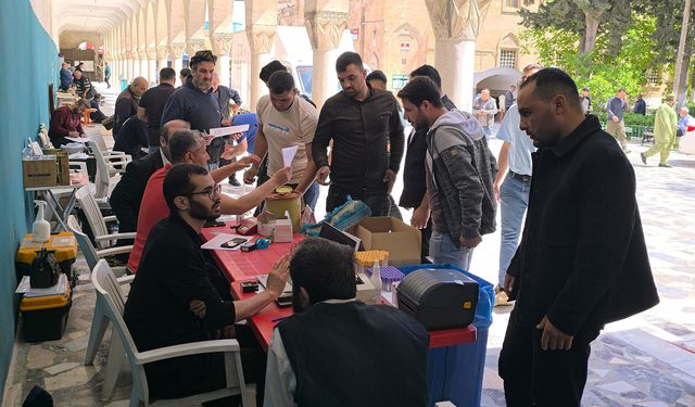 Cuma namazı sonrası kan bağışı