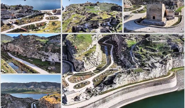 Hasankeyf'te Şaab Vadisi ve Küçük Saray ilgi çekiyor