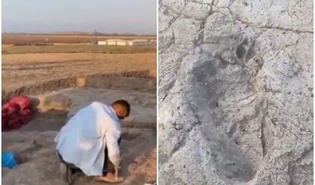 Hatay'daki kazılarda 7 bin yıllık insan ayak izleri bulundu