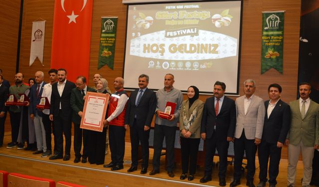 Siirt fıstığı coğrafi işaretle tescillendi