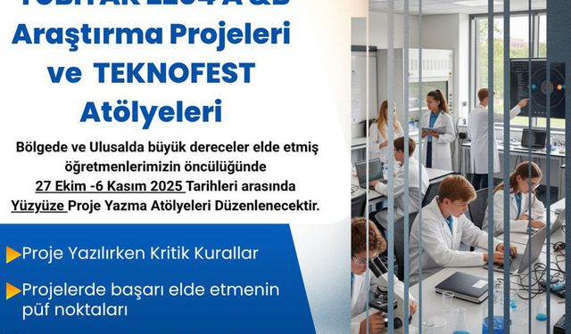 Batman'da TÜBİTAK ve TEKNOFEST proje eğitimleri başlıyor