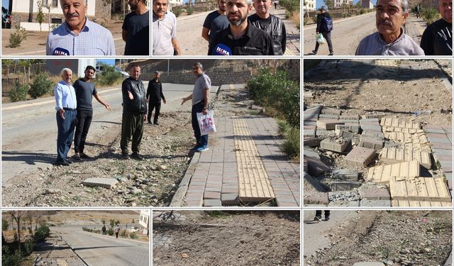 TOKİ sakinlerinden bozuk yol tepkisi: Defalarca başvurduk, belediyeden ses yok