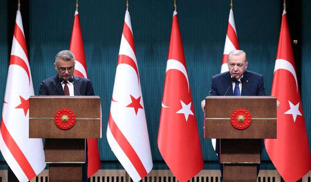 Cumhurbaşkanı Erdoğan: Kıbrıs meselesine en gerçekçi çözüm iki devletin bir arada var olmasından geçiyor