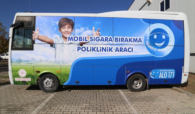 Diyarbakır’da mobil sigara bırakma polikliniği hizmete girdi
