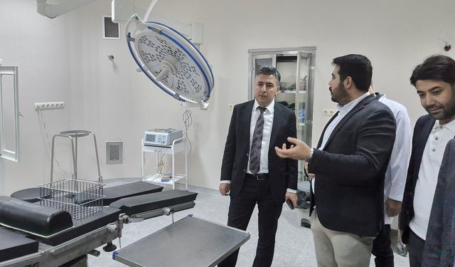 Gercüş Devlet Hastanesi'nde incelemelerde bulunuldu
