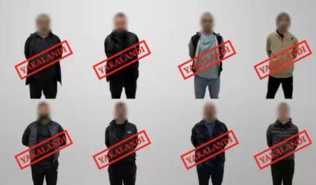 Gürcistan'da yakalanan 8 suçlu Türkiye'ye getirildi