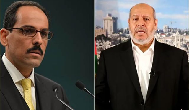 MİT Başkanı Kalın, HAMAS heyetiyle görüştü