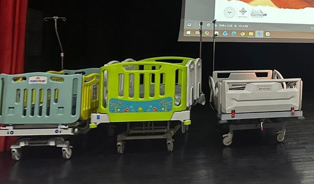 Batman'da çocuk hastalara fonksiyonel hasta yatağı desteği başladı