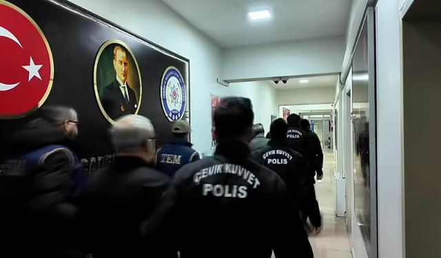 Bingöl'de düzenlenen operasyonlarda 12 kişi gözaltına alındı 
