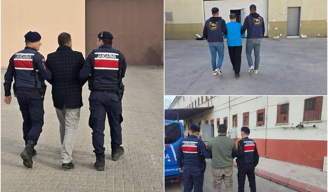 Gaziantep'te araması bulunan 3 kişi yakalandı