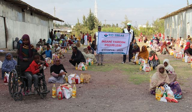 IHO EBRAR'dan Etiyopya'da ihtiyaç sahiplerine gıda yardımı