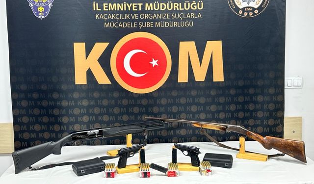 Kastamonu’da silah kaçakçılığı operasyonu: 8 gözaltı
