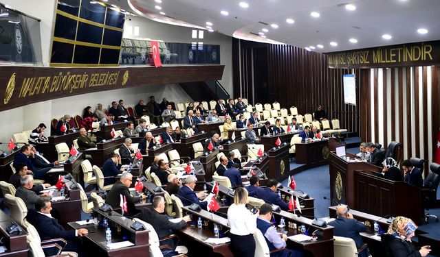 Malatya Büyükşehir Belediye Meclisi aralık ayı toplantısı yapıldı