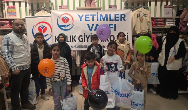 Yetimler Vakfı Kahramanmaraş'ta yetimlerin yüzünü güldürdü