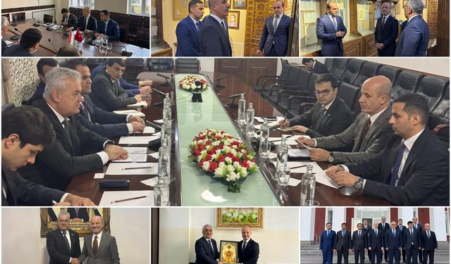 YÖK Başkanı Özvar, Tacikistan Eğitim ve Bilim Bakanı Saidzoda ile görüştü