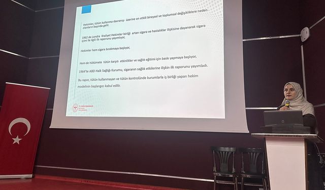 Aile hekimlerine yönelik "tütün tedavisi" eğitimi düzenlendi