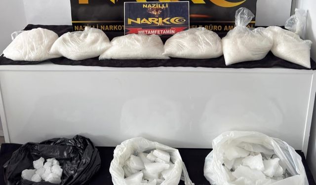 Aydın'da 9 kilogram metamfetamin ele geçirildi: 1 tutuklama