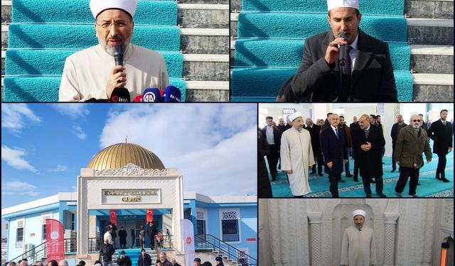 Diyanet İşleri Başkanı Arpaguş: İbadethanelerimizi ayağa kaldırarak şehirlerimizi yeniden imar ediyoruz