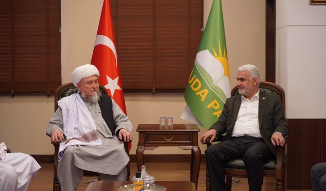 HÜDA PAR Genel Başkanı Yapıcıoğlu, Afganistan Büyükelçisi'ni ağırladı