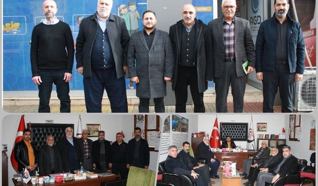 HÜDA PAR Mersin İl Başkanı Salih Demir’den STK’lara ziyaret